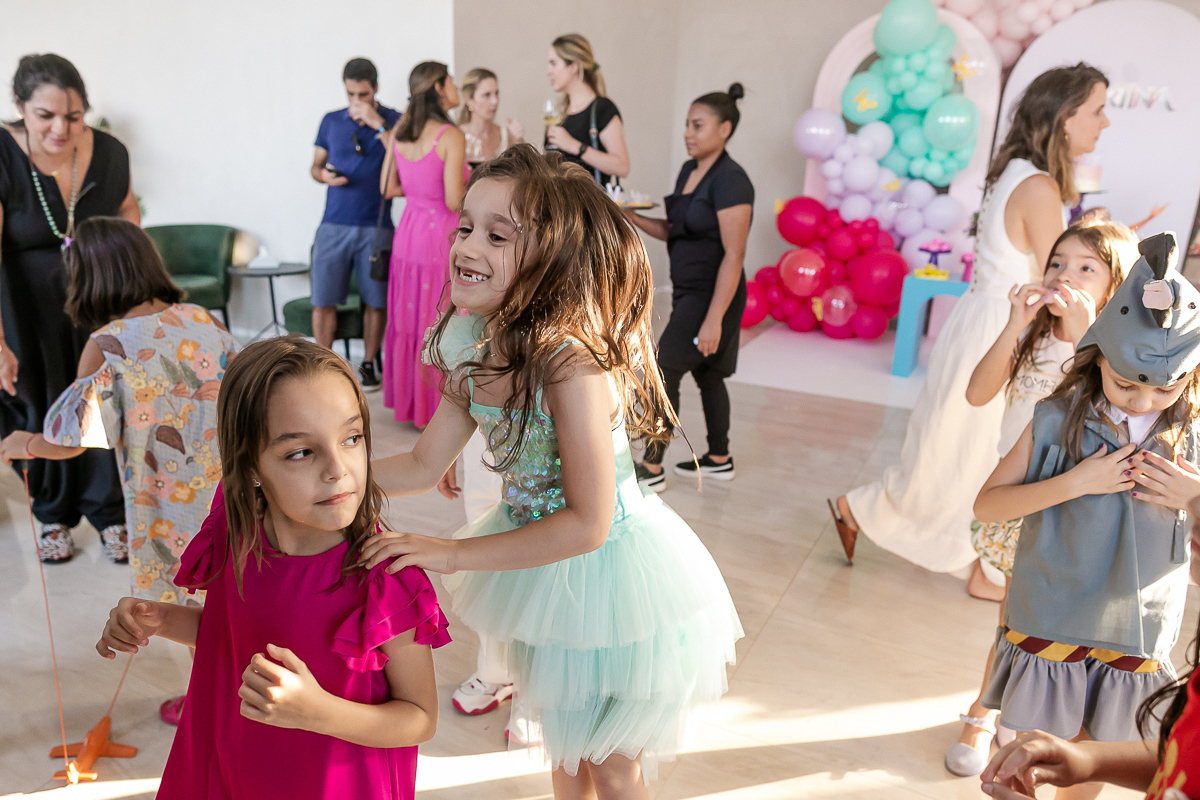 fotografias do aniversário de 7 anos da Martina no condominio da familia na zona sul de sao paulo sp