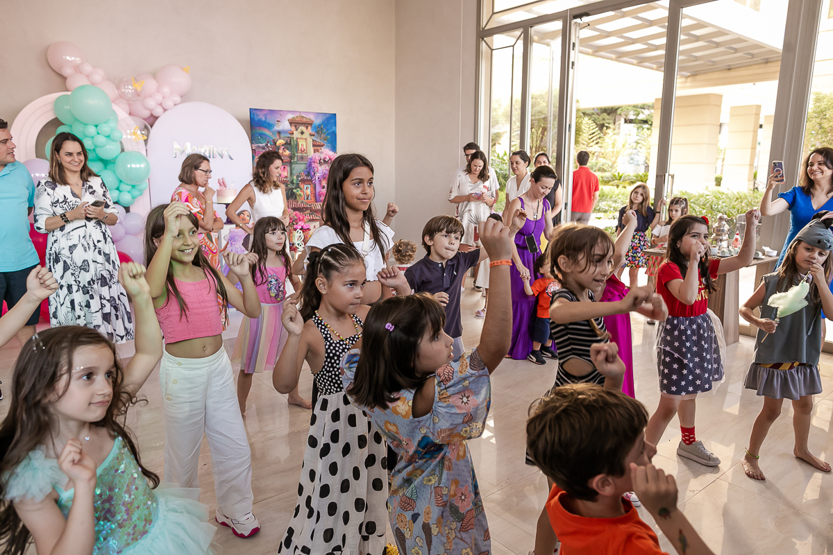 fotografias do aniversário de 7 anos da Martina no condominio da familia na zona sul de sao paulo sp