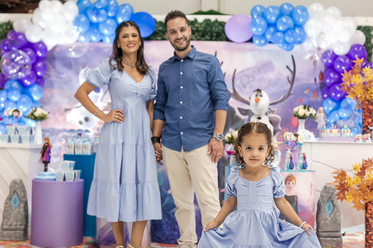 fotografias do aniversário de 3 anos da giovanna com o tema frozen lá no buffet magic joy no bairro da saude sao paulo sp