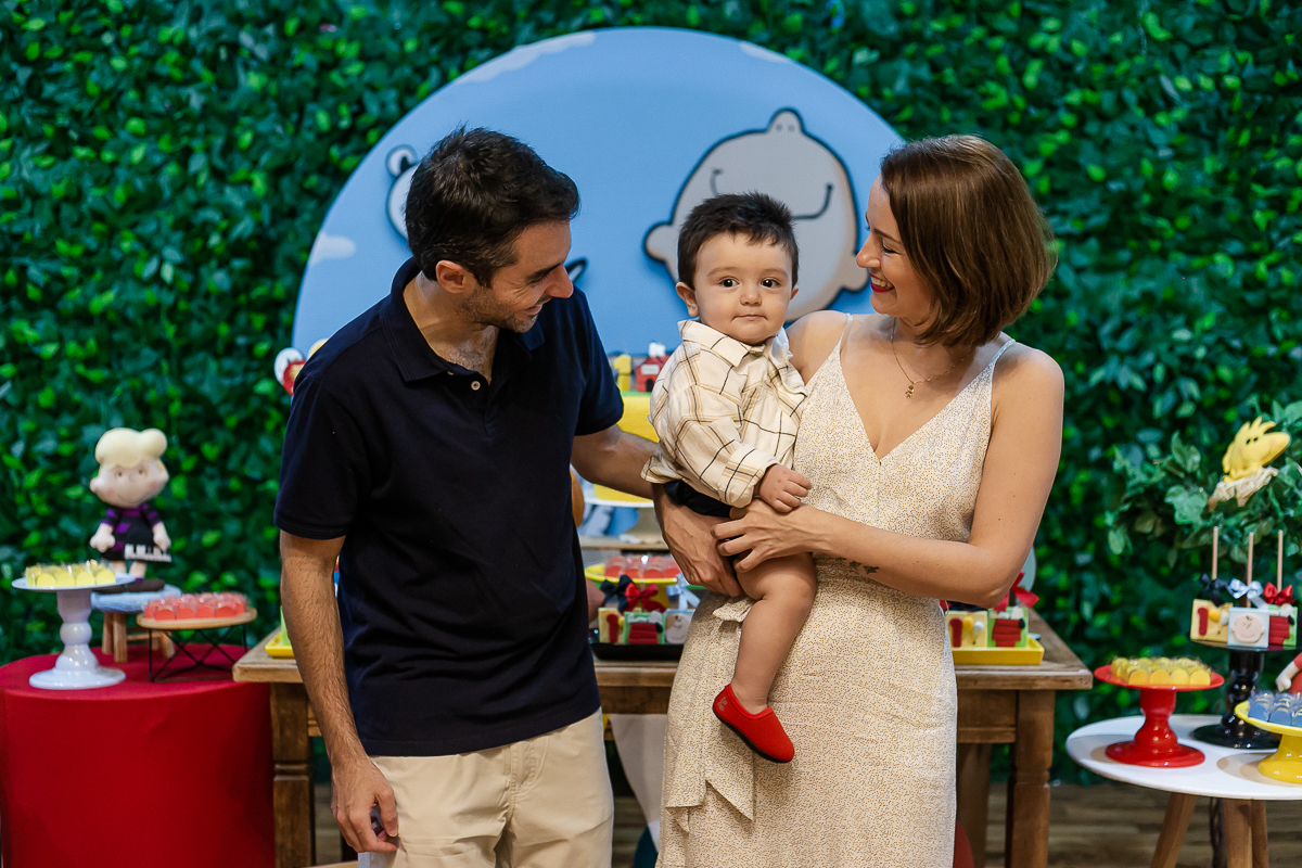 fotografias do aniversario de 1 ano do antonio com o tema charlie brown no buffet kid recanto unidade jardins zona sul sao paulo sp