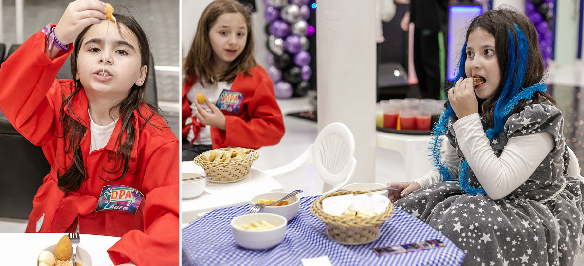 fotografias do aniversário de 8 anos da camilla com o tema detetive do prédio azul la no buffet spasso splash em moema zona sul de sao paulo sp