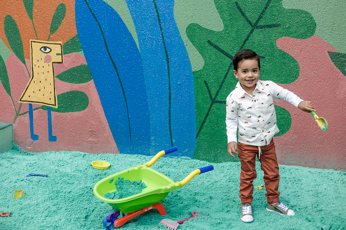 fotografias do aniversário de 3 anos do Arthur com o tema carros no buffet patuska brincadeiras em são caetano do sul são paulo sp