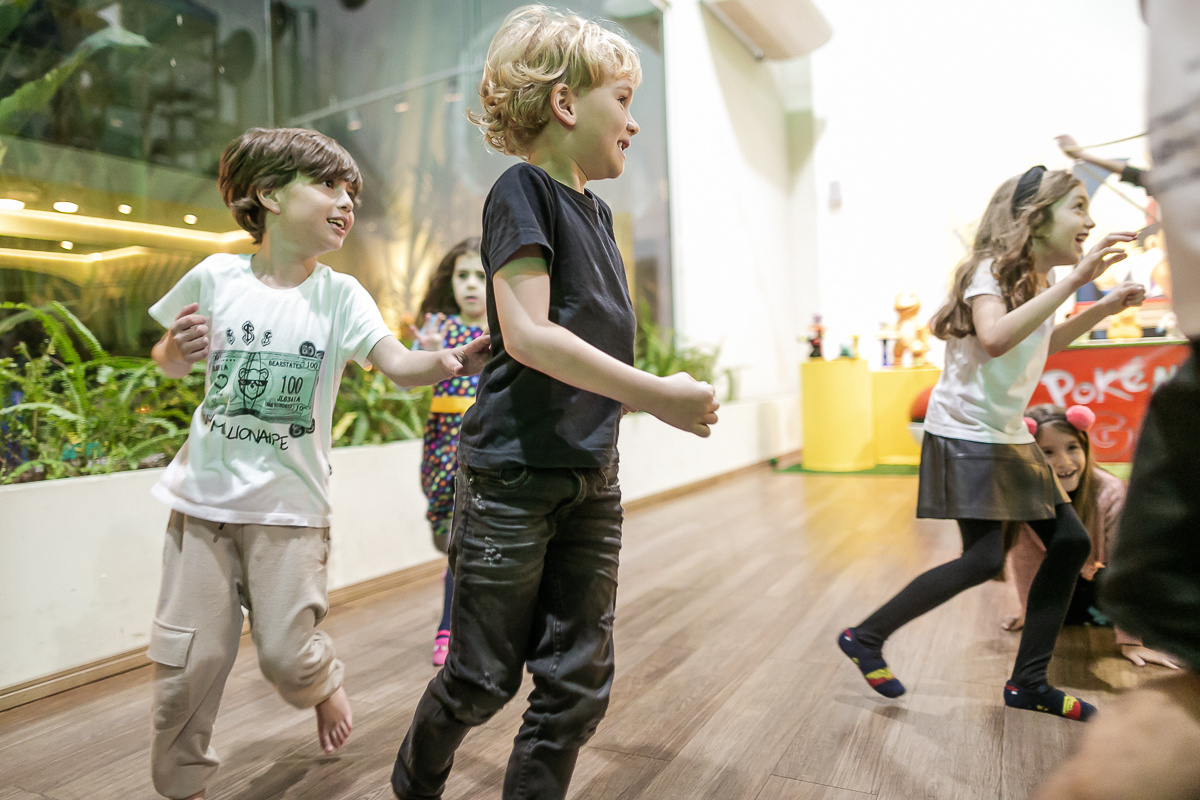 fotografias do aniversário de 7 anos do João Pedro com o tema pokemon no buffet espaço entre folhas localizado em moema zona sul sao paulo sp