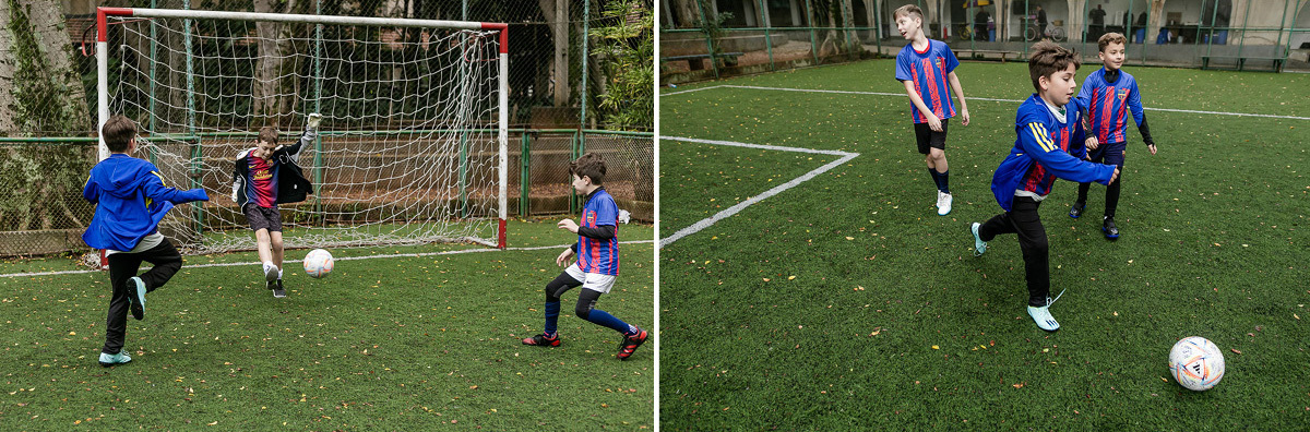 fotografias do aniversário de 10 anos do André que aconteceu na quadra do colégio assunção pamplona zona sul sao paulo sp