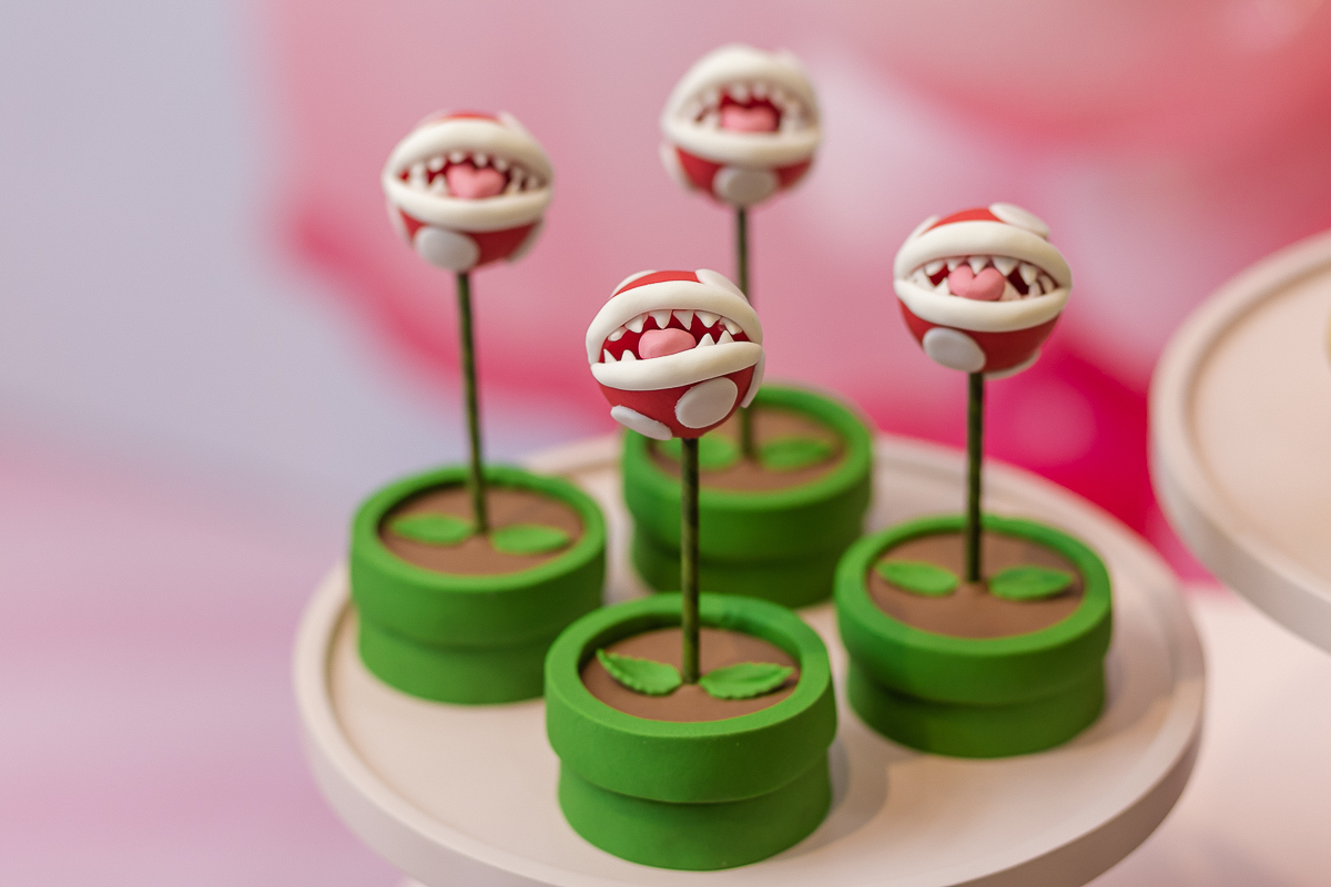 fotografias do aniversário de 7 anos da liz com o tema super mario e princesa no buffet espaço entre folhas em moema zona sul sao paulo sp