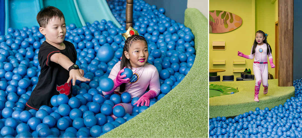 fotografias do aniversário de 7 anos da liz com o tema super mario e princesa no buffet espaço entre folhas em moema zona sul sao paulo sp