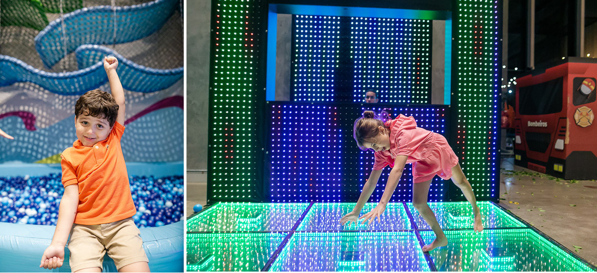 fotos do aniversário de 5 anos do bernardo com o tema jurassic world no buffet estação diversão em alphaville sp