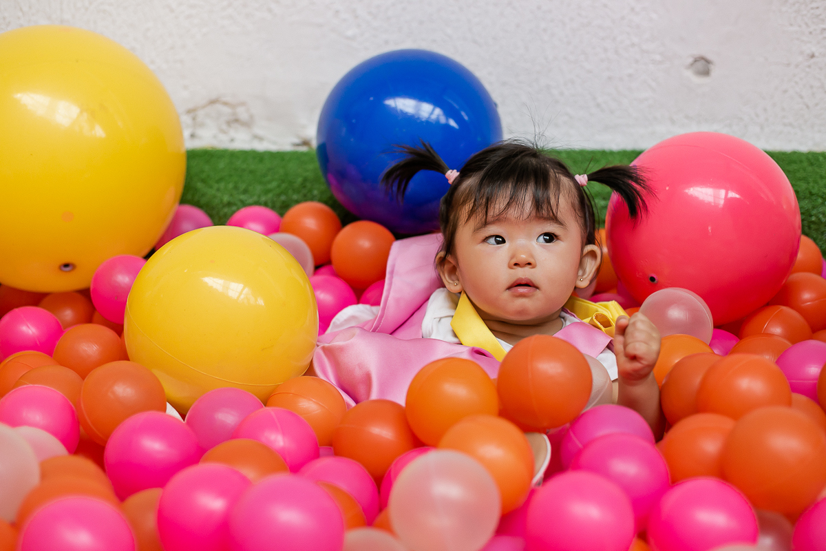 fotografias do aniversário de 1 ano da larissa yuka com o tema a viagem de chiriro no buffet espaço tragaluz na vila olímpia zona sul sao paulo sp