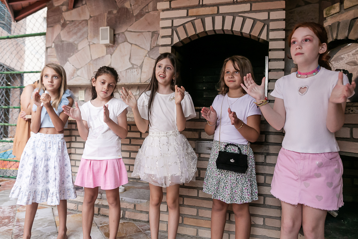 fotografias do aniversário de 8 anos da Beatriz no condomínio da família em santana zona norte de são paulo sp