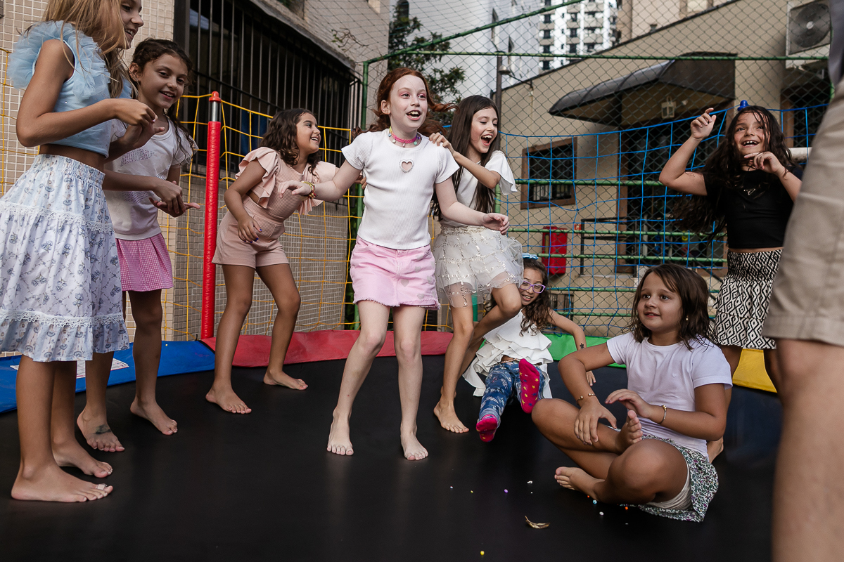 fotografias do aniversário de 8 anos da Beatriz no condomínio da família em santana zona norte de são paulo sp
