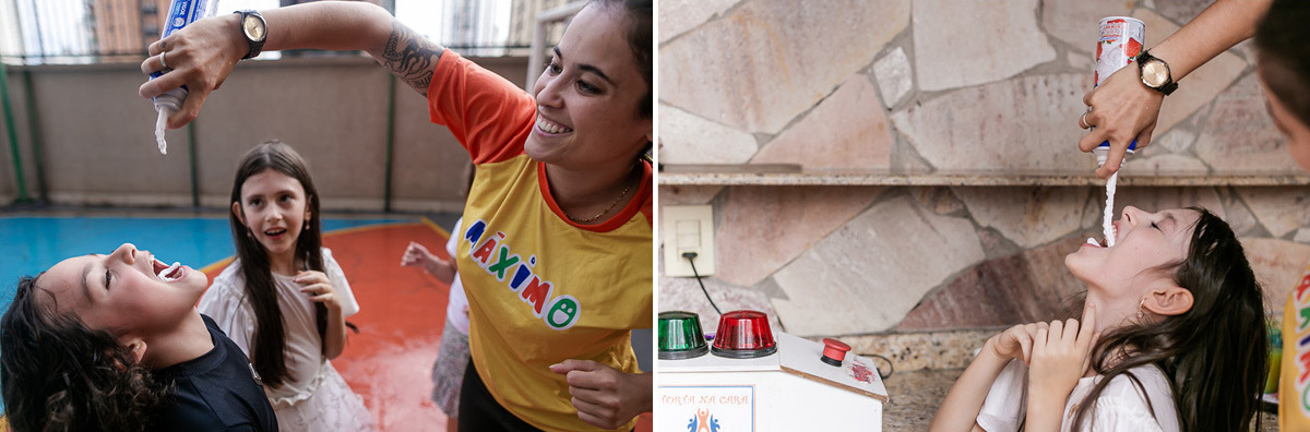 fotografias do aniversário de 8 anos da Beatriz no condomínio da família em santana zona norte de são paulo sp