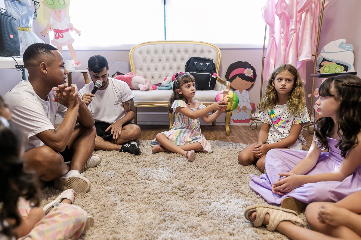fotografias do aniversário de 6 anos da Isabella no ateliê carol arteira no bairro do campo belo zona sul sao paulo sp