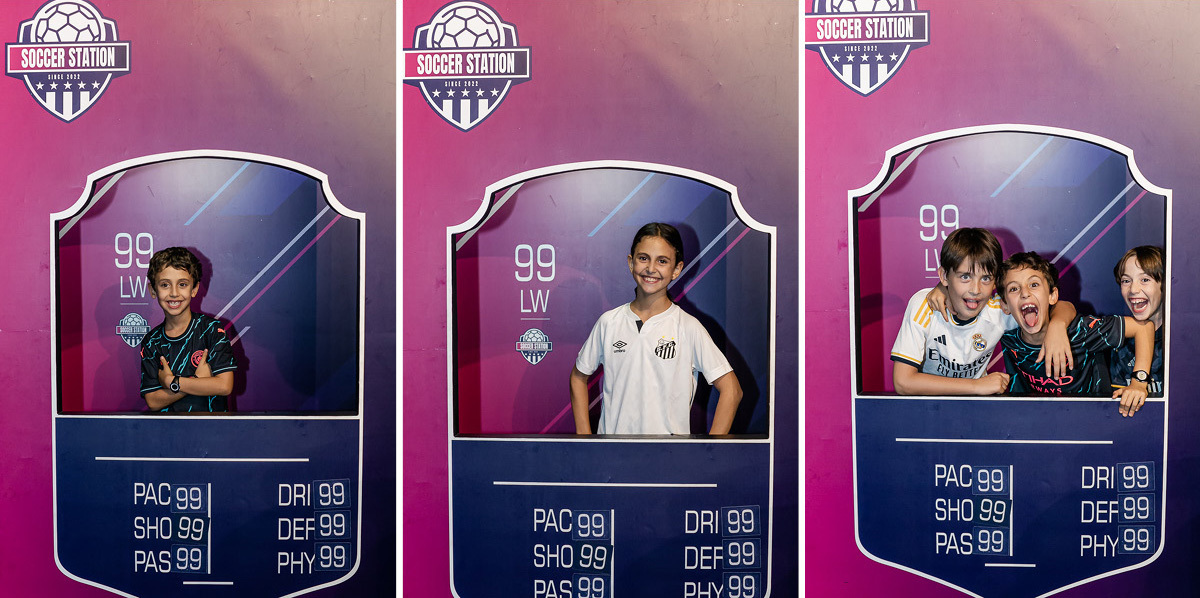 fotografias do aniversário de 8 anos do gui e do kike no soccer station moema zona sul sao paulo sp