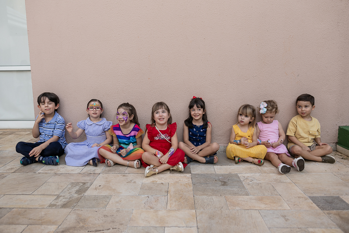 fotografias do aniversário de 5 anos da Isabel com o tema turma da monica no condominio da familia zona sul sao paulo sp