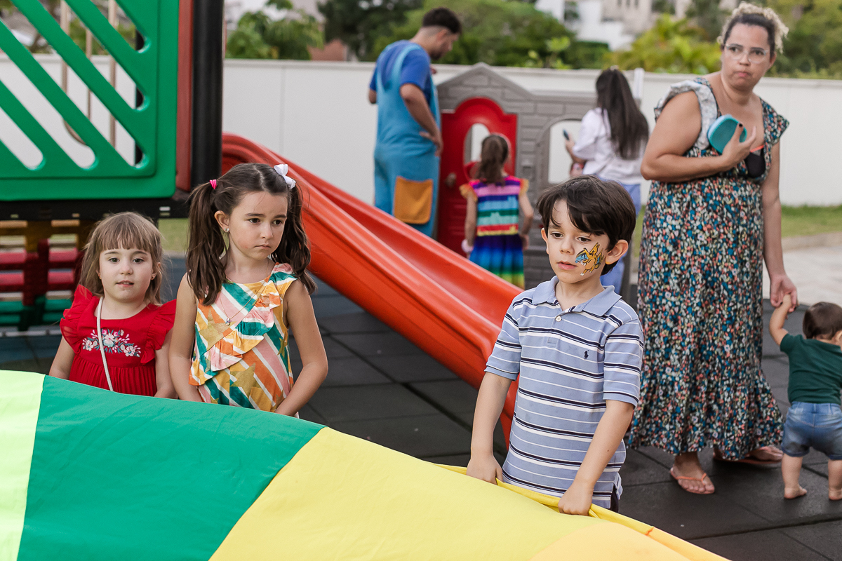fotografias do aniversário de 5 anos da Isabel com o tema turma da monica no condominio da familia zona sul sao paulo sp