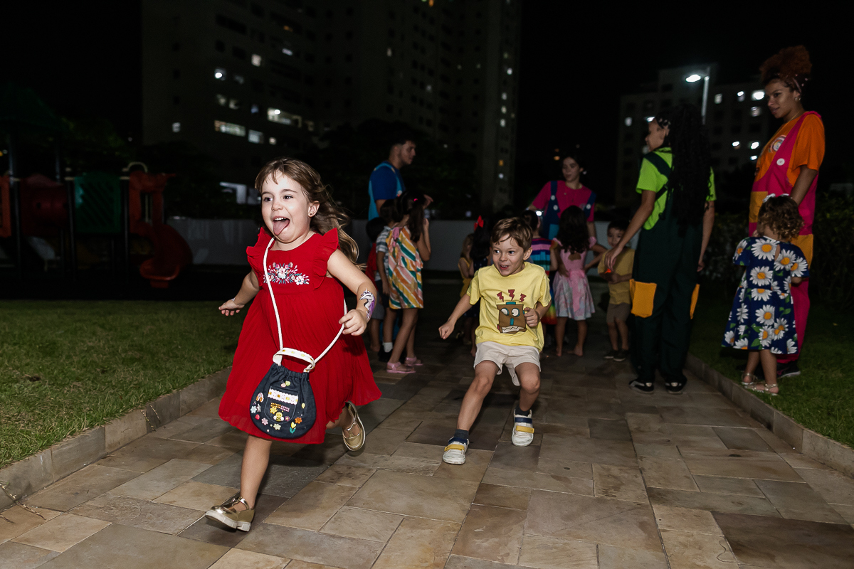 fotografias do aniversário de 5 anos da Isabel com o tema turma da monica no condominio da familia zona sul sao paulo sp
