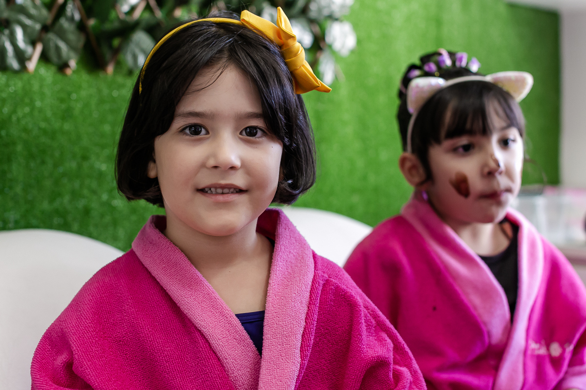 fotografias do aniversário de 6 anos da sophia no spa pink party zona norte de sao paulo sp