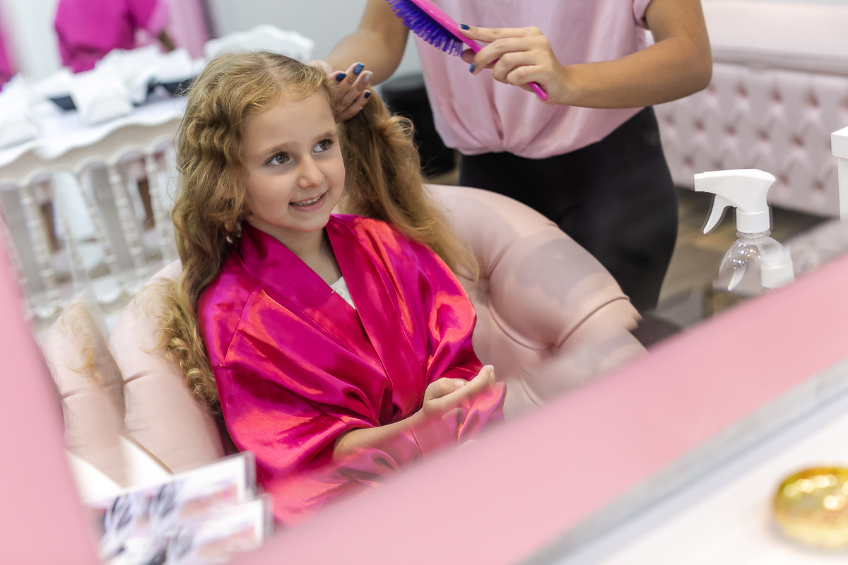 fotografias do aniversário de 6 anos da sophia no spa pink party zona norte de sao paulo sp