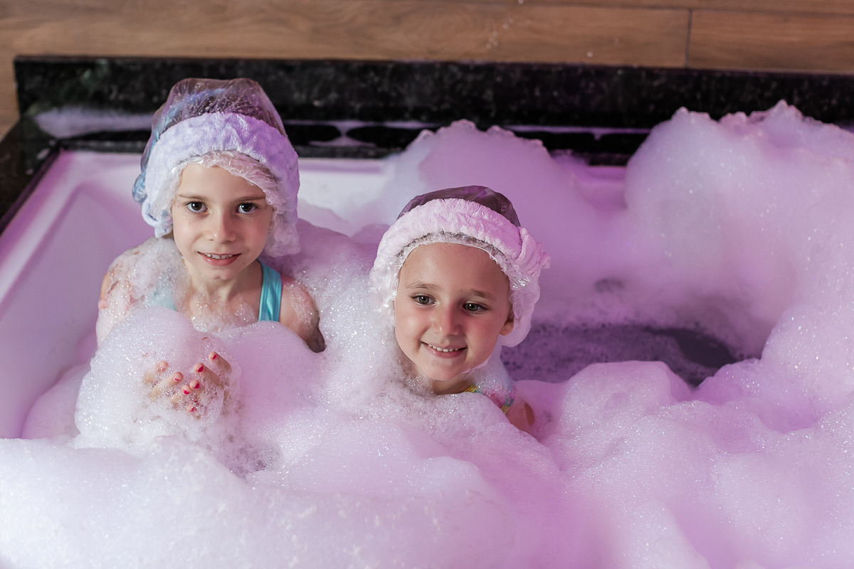 fotografias do aniversário de 6 anos da sophia no spa pink party zona norte de sao paulo sp