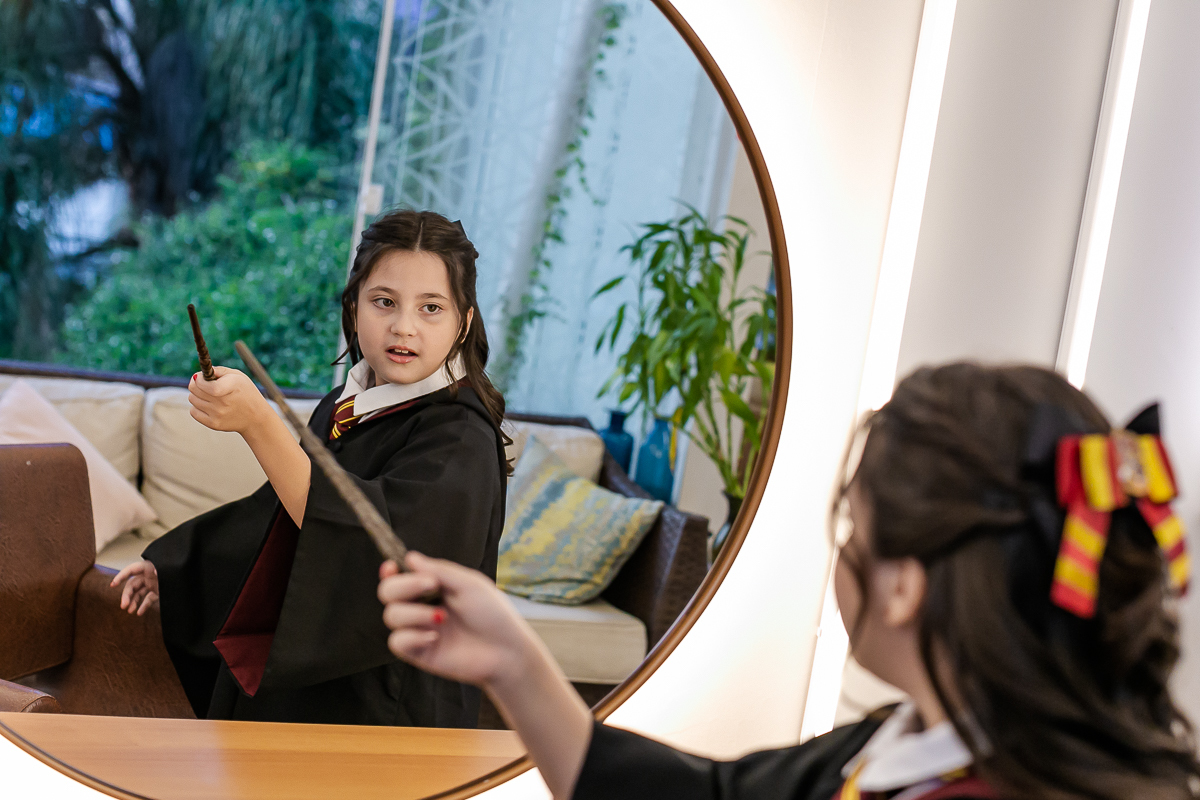 fotografias do aniversário de 9 anos da camilla com o tema harry potter no buffet spasso splash em moema zona sul sao paulo sp