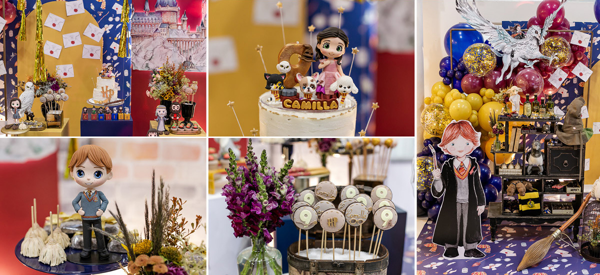 fotografias do aniversário de 9 anos da camilla com o tema harry potter no buffet spasso splash em moema zona sul sao paulo sp