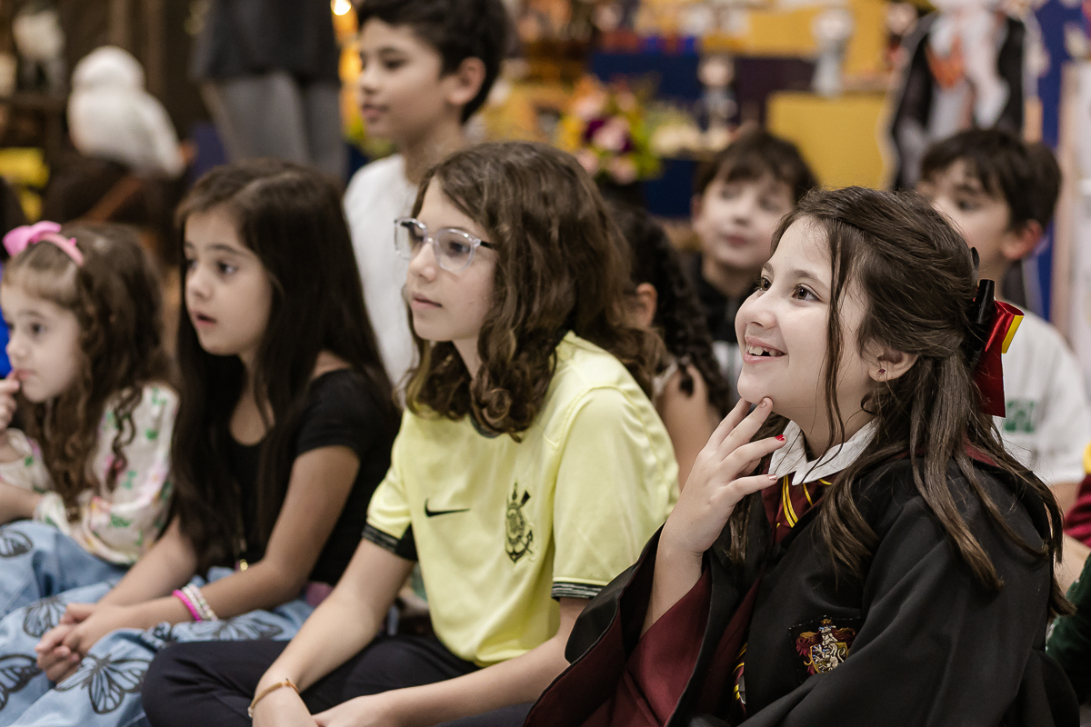 fotografias do aniversário de 9 anos da camilla com o tema harry potter no buffet spasso splash em moema zona sul sao paulo sp