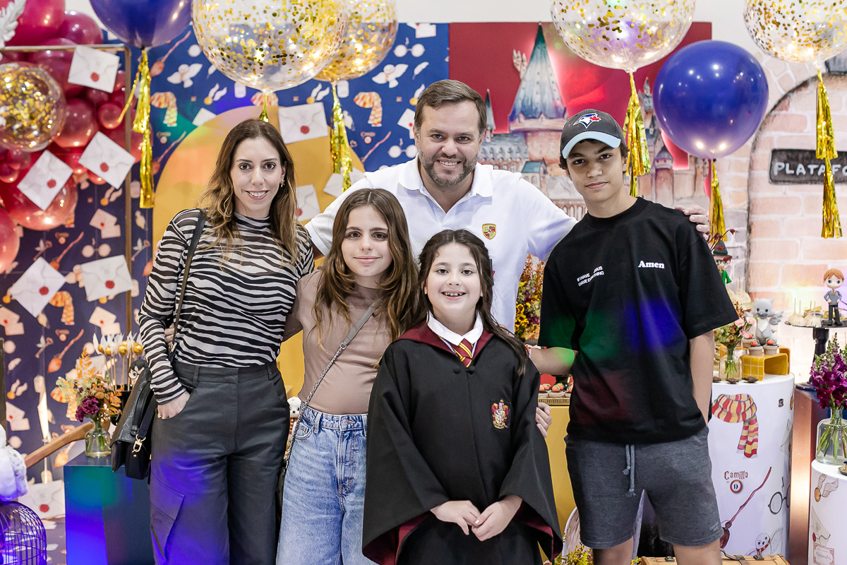 fotografias do aniversário de 9 anos da camilla com o tema harry potter no buffet spasso splash em moema zona sul sao paulo sp
