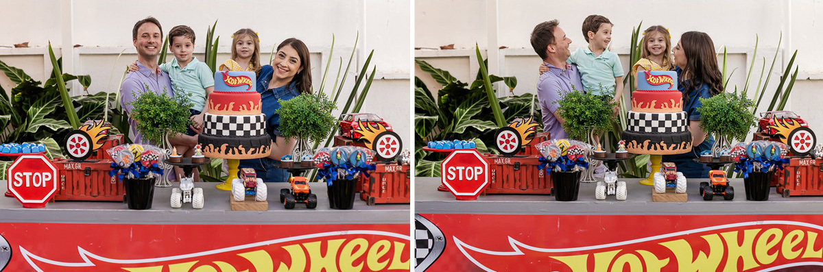 fotografias do aniversário de 5 anos do vinicius com o tema hot wheels feito pela chiara marcelli no buffet vila lumicá na vila mariana zona sul sao paulo sp