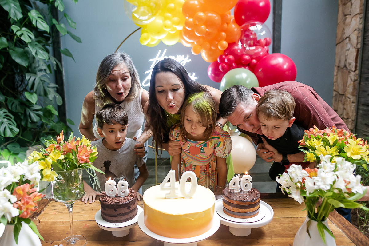 fotografias do aniversário de 40 anos da Inah no quintal debetti na cidade jardim zona sul sao paulo sp