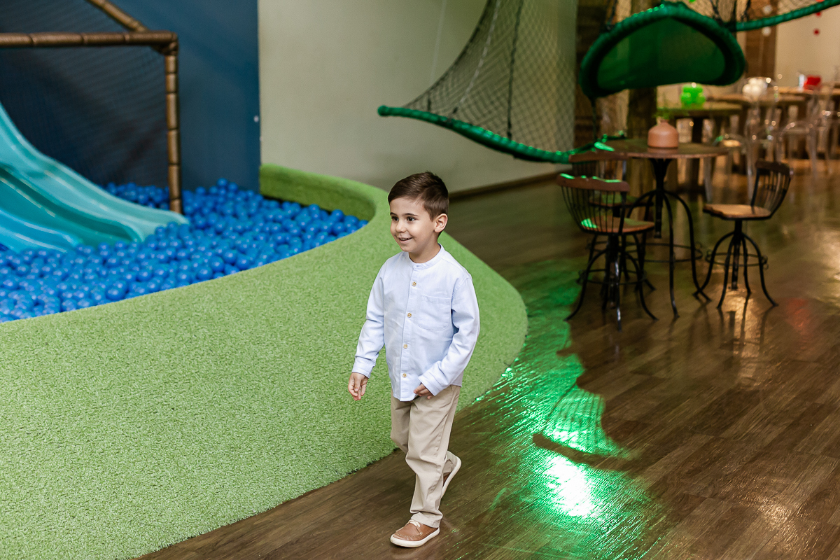 fotografias do aniversário de 4 anos do Mateus no buffet espaço entre folhas em moema zona sul sao paulo sp