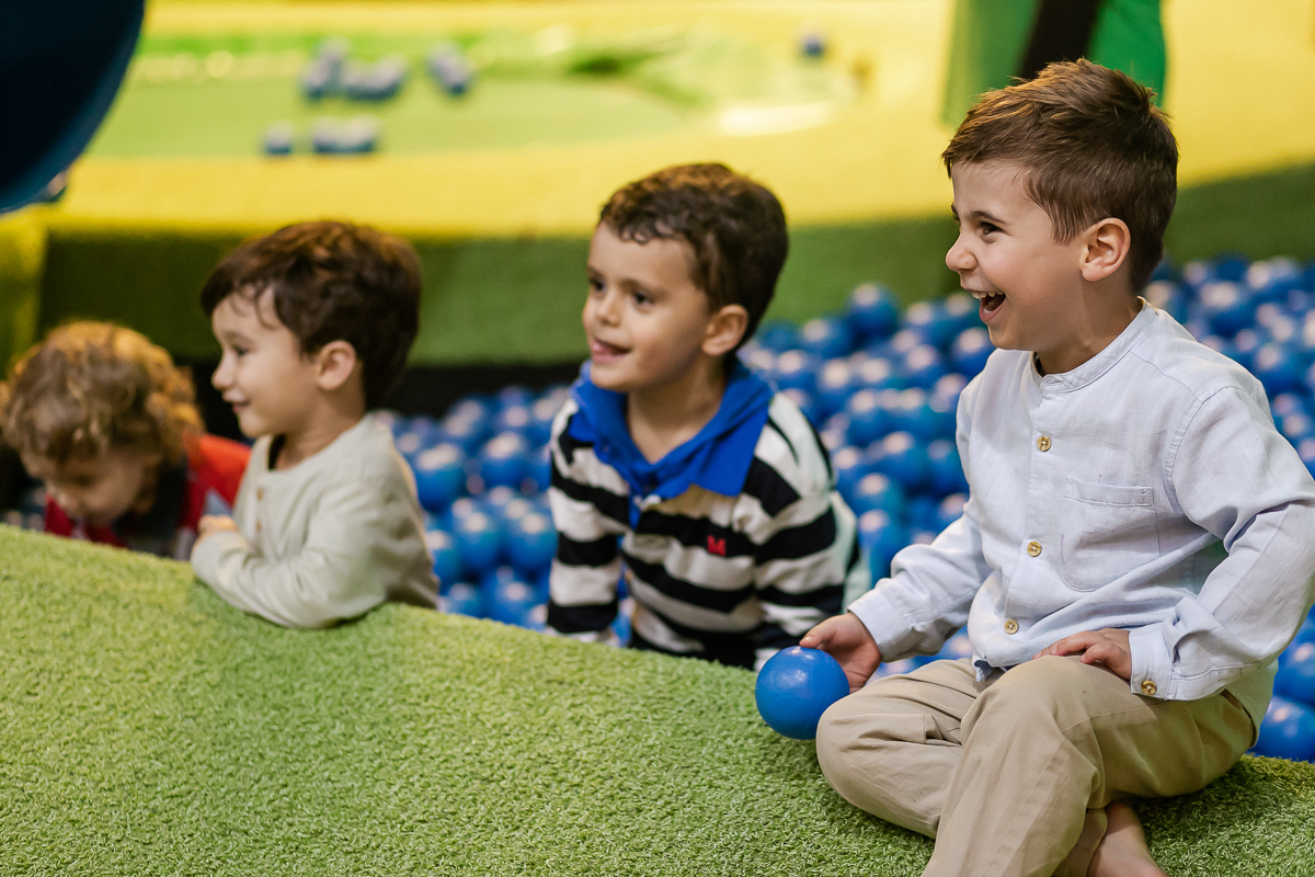 fotografias do aniversário de 4 anos do Mateus no buffet espaço entre folhas em moema zona sul sao paulo sp