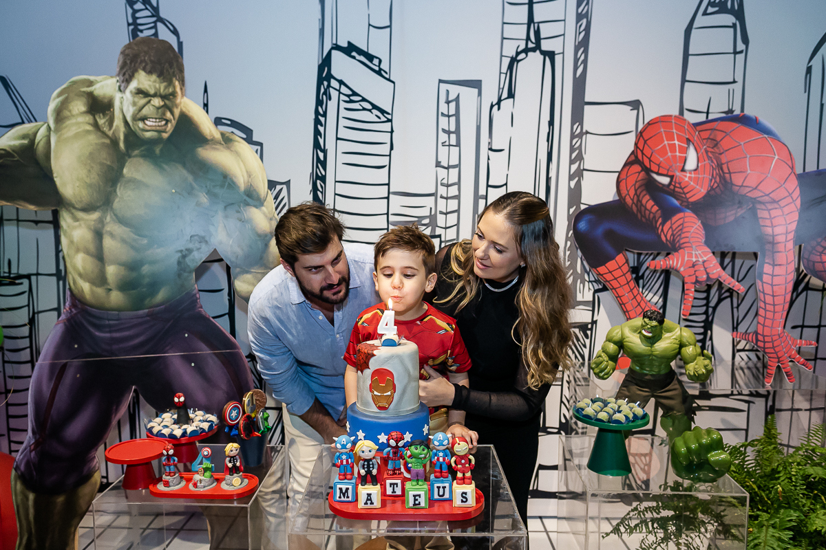 fotografias do aniversário de 4 anos do Mateus no buffet espaço entre folhas em moema zona sul sao paulo sp