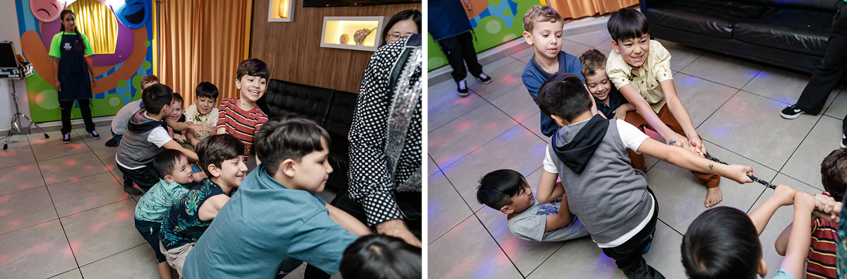 fotografias do aniversário de 9 anos do Thomas no buffet vip kids no campo belo zona sul sao paulo sp