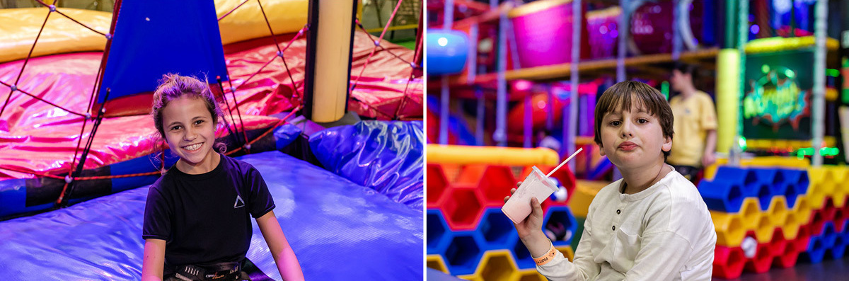 fotografias do aniversário de 9 anos do Antonio no action park na zona sul sao paulo sp