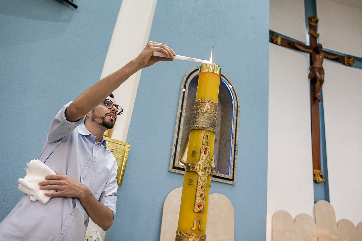 fotografias do batizado do bernardo na paroquia nossa senhora de loreto na zona norte de sao paulo sp