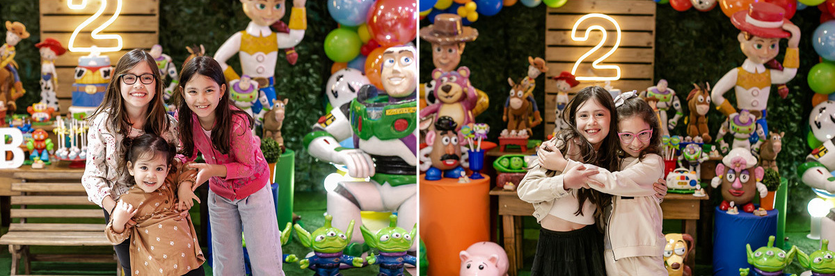 fotografias do aniversário de 2 anos do bento com o tema toy story no buffet espaço auê em santana zona norte de sao paulo sp