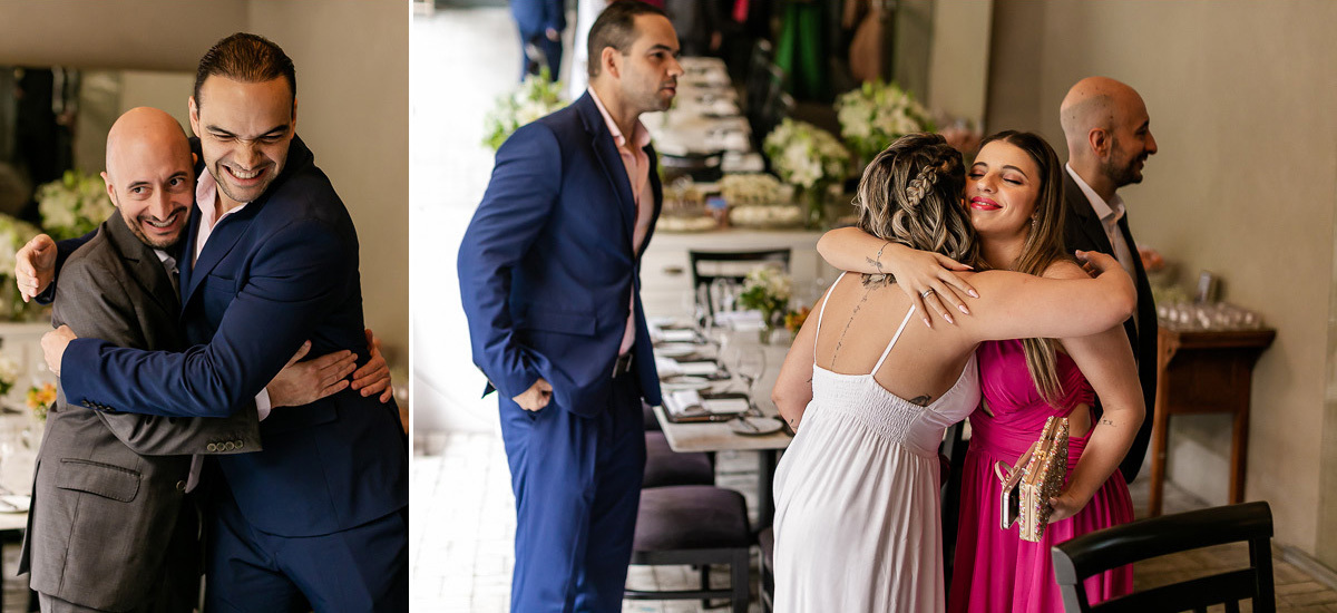 michele e lucas fotografias da celebração de união estável no restaurante othelo no campo belo zona sul sao paulo sp