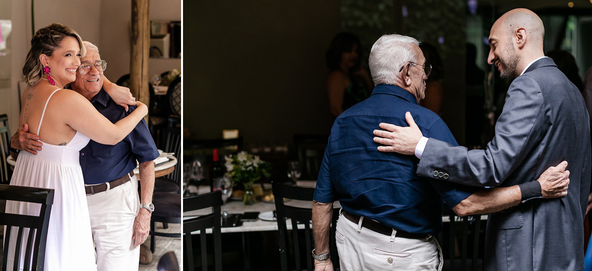michele e lucas fotografias da celebração de união estável no restaurante othelo no campo belo zona sul sao paulo sp