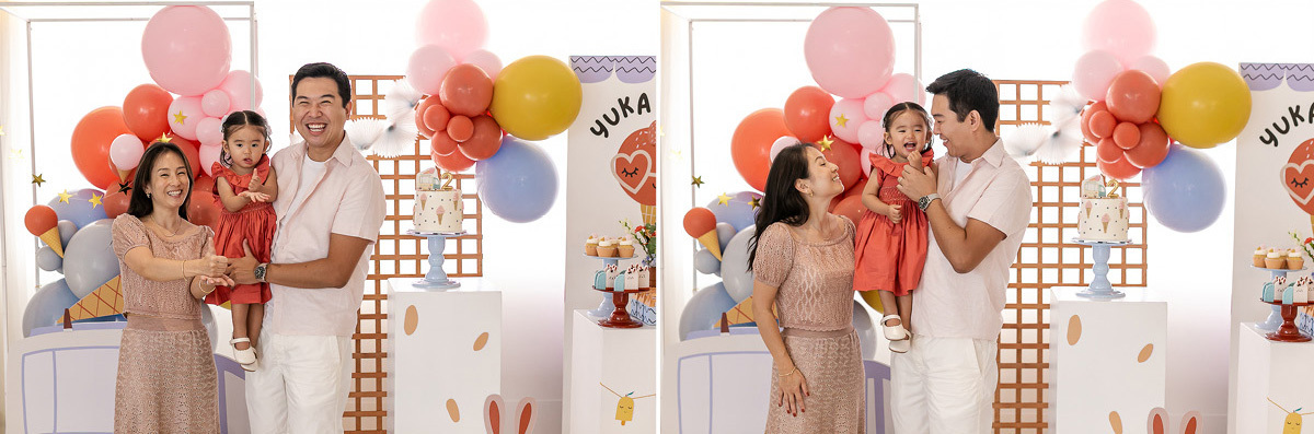 fotografias do aniversário de 2 anos da larissa yuka com o tema sorvetes ice cream no salão de festas do condomínio no campo belo zona sul sao paulo sp