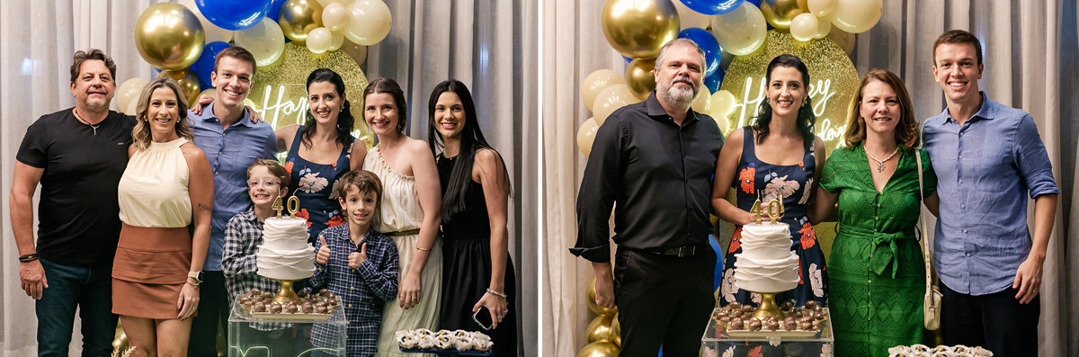 fotografias do aniversario de 40 anos da Carol no condominio em perdizes zona oeste sao paulo sp