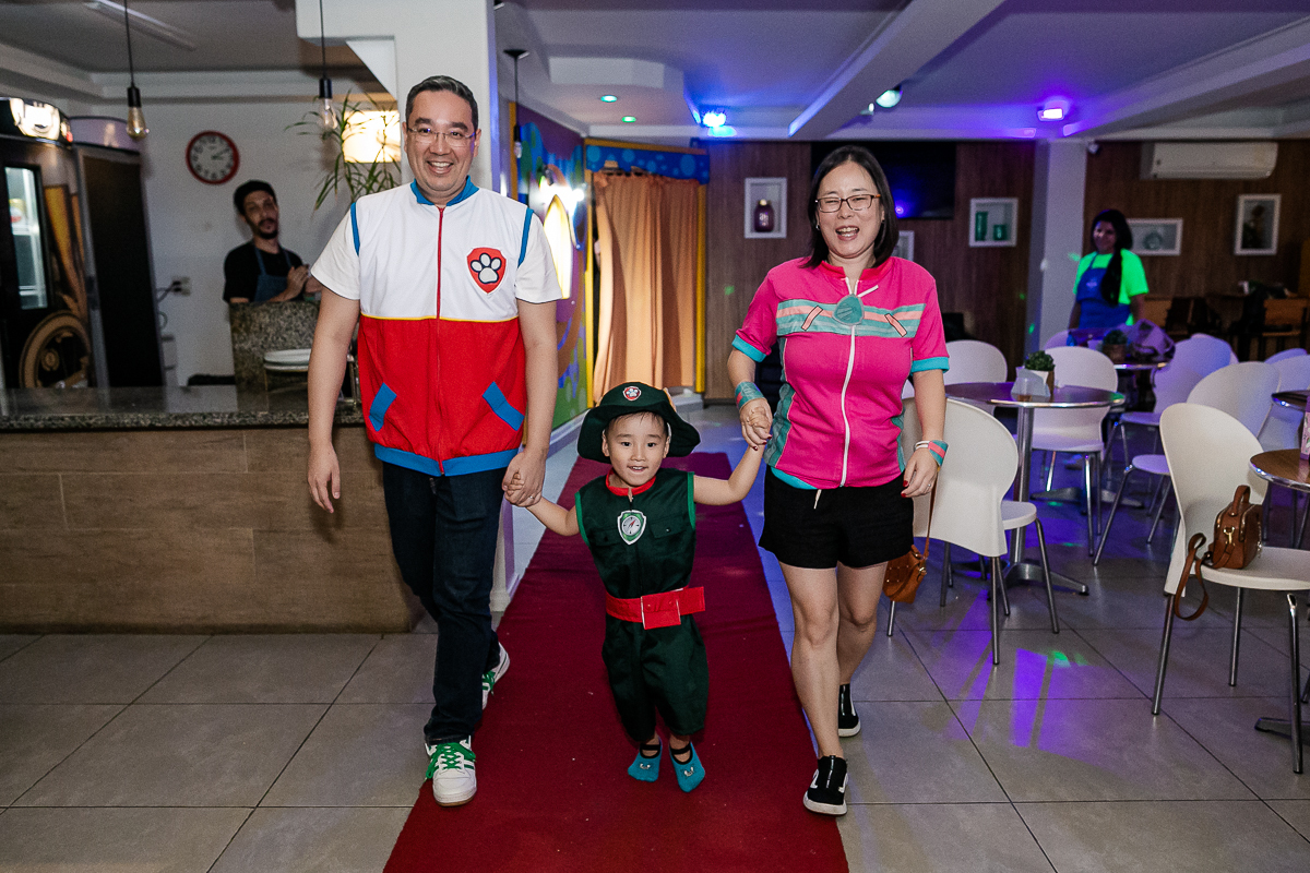 fotografias do aniversário de 4 anos do Arthur com o tema patrulha canina no buffet vip kids no campo belo zona sul sao paulo sp