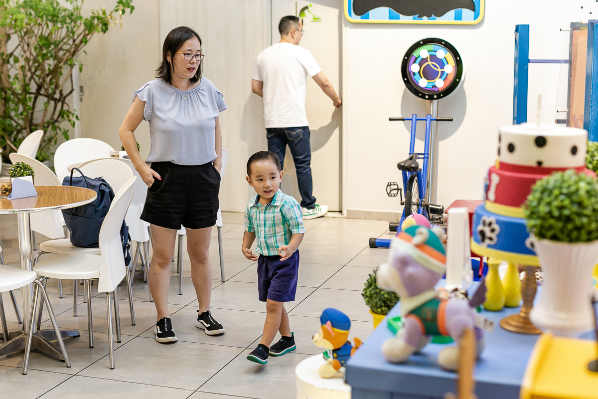 fotografias do aniversário de 4 anos do Arthur com o tema patrulha canina no buffet vip kids no campo belo zona sul sao paulo sp