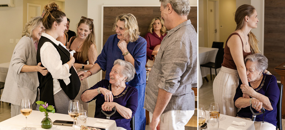 fotografias do aniversário de 90 anos da Neide no salão de festas do condominio na zona sul de sao paulo sp