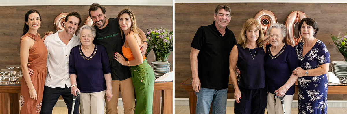 fotografias do aniversário de 90 anos da Neide no salão de festas do condominio na zona sul de sao paulo sp