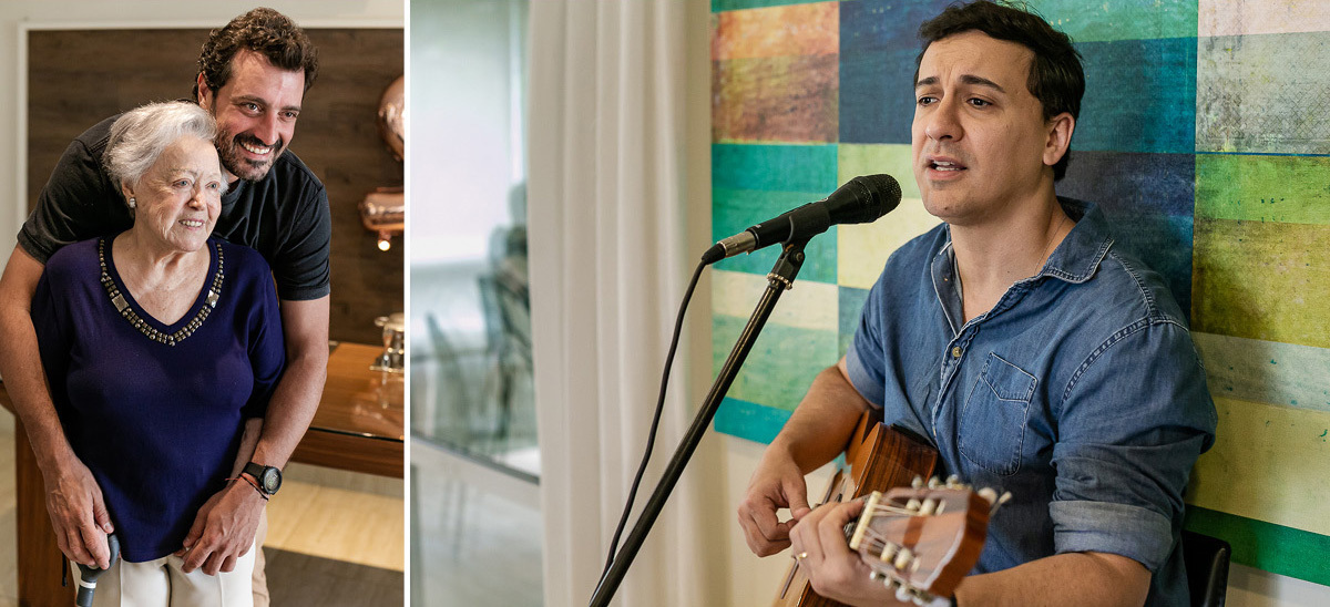 fotografias do aniversário de 90 anos da Neide no salão de festas do condominio na zona sul de sao paulo sp