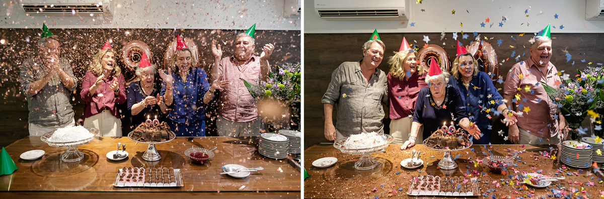 fotografias do aniversário de 90 anos da Neide no salão de festas do condominio na zona sul de sao paulo sp