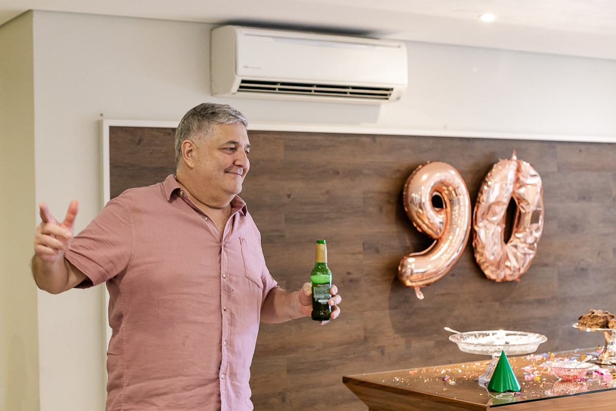 fotografias do aniversário de 90 anos da Neide no salão de festas do condominio na zona sul de sao paulo sp