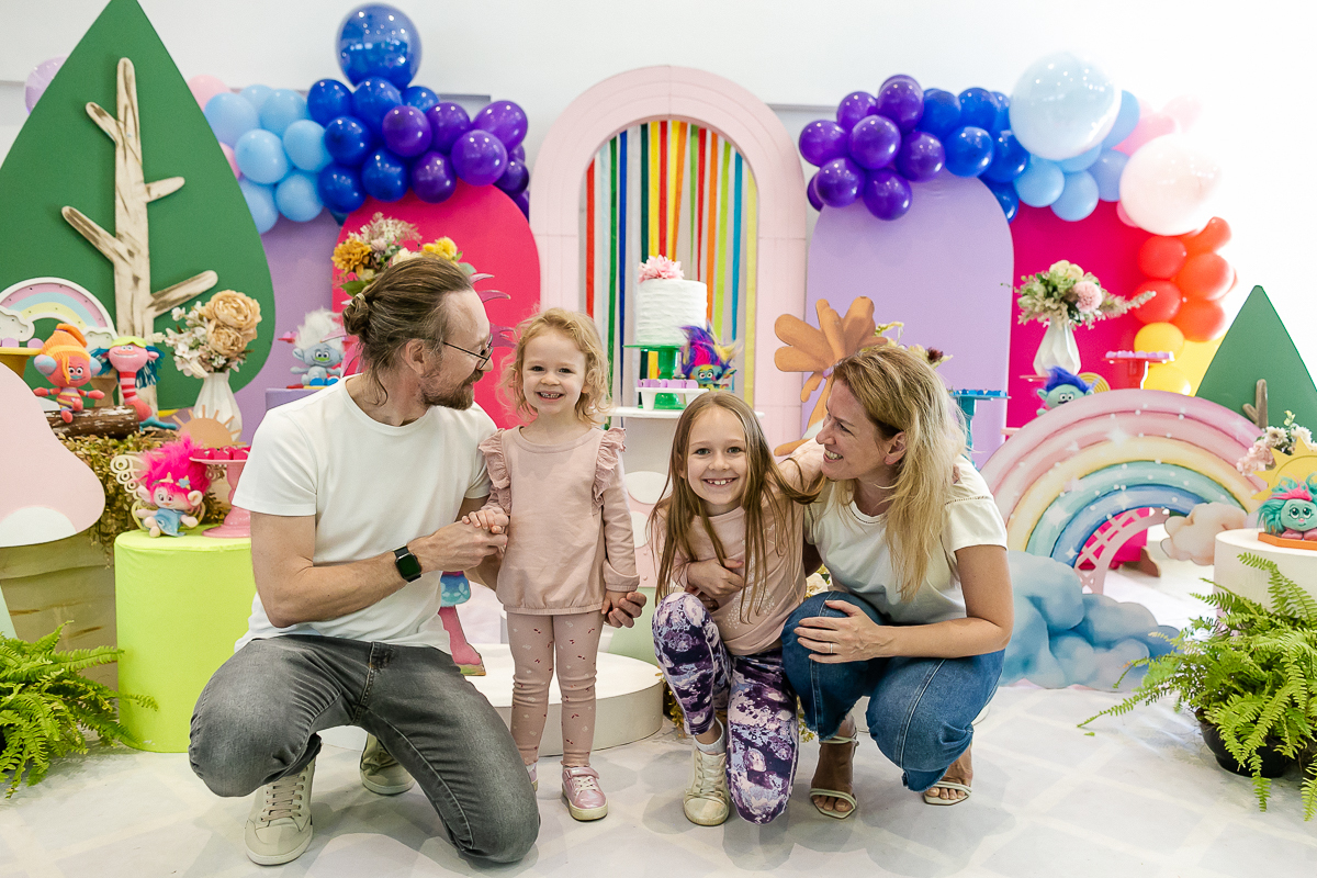 fotografias do aniversário de 3 anos da Giulia e 7 anos da Sofia no buffet espaço bumxicabum em santana zona norte de sao paulo sp