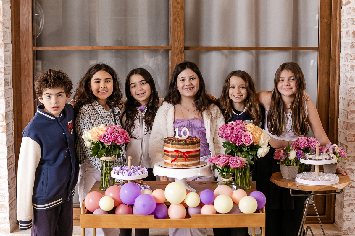 fotografias do aniversário de 10 anos da camilla no quintal de casa no condominio fazenda kurumin em itu sp
