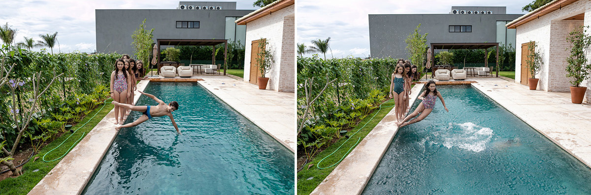 fotografias do aniversário de 10 anos da camilla no quintal de casa no condominio fazenda kurumin em itu sp